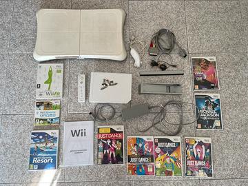 Console Nintendo Wii + Wii balance e 9 giochi