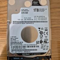HDD PS3 PS4 Western Digital WD10SPSX-08 1 TB 2,5