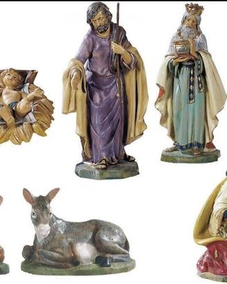 PRESEPE DI PREGIO COMPLETO SACRA FAMIGLIA GESU