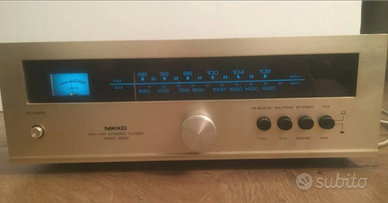 Tuner Nikko e Boombox Grundig
