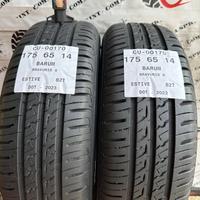 2 PNEUMATICI 175/65 R14 BARUM ESTIVE SEMINUOVE
