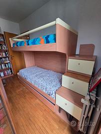 LETTO A CASTELLO 3 POSTI