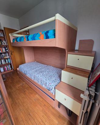 LETTO A CASTELLO 3 POSTI