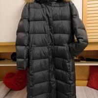 Cappotto lungo da donna in vero piumino