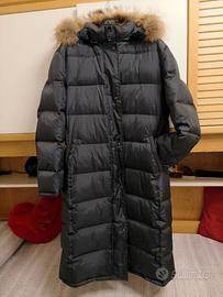 Cappotto lungo da donna in vero piumino