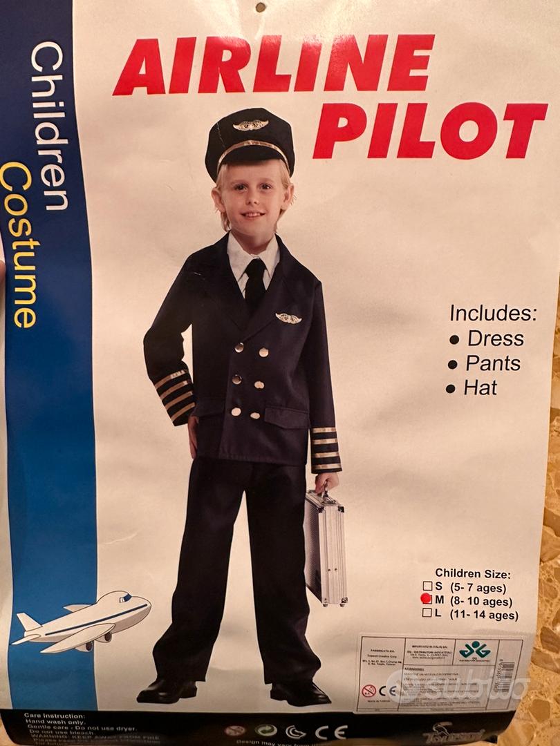 Vestito carnevale pilota aereo - Tutto per i bambini In vendita a Napoli