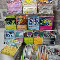 kit 150 carte pokemon + carte spediali ultra rare