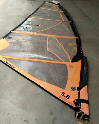 vela windsurf 5.8 EZZY