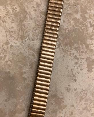 Cinturino vintage fixo flex placcato oro