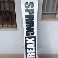 Tavola da snowboard spring break+attacchi+scarponi