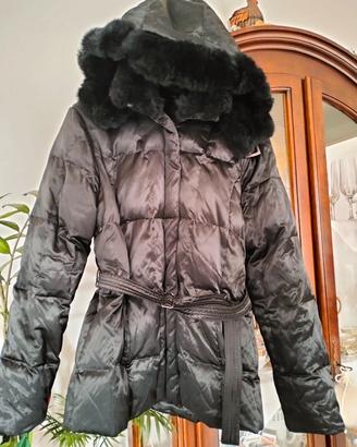 Piumino donna nero Niama by Conbipel tg l