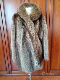 Pelliccia vintage in vera marmotta da sistemare