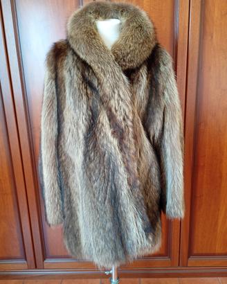 Pelliccia vintage in vera marmotta da sistemare
