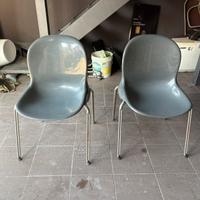 Coppia sedie ICF Cadsana by Lanfranchi