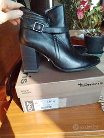 Stivaletti tamaris anti shock neri 40