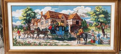 Quadro punto croce  - Villaggio 