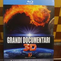 4 Blu-Ray dvd 3D "Grandi documentari" cofanetto