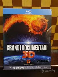 4 Blu-Ray dvd 3D "Grandi documentari" cofanetto