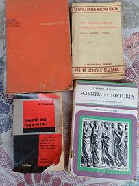 Libri scolastici vintage