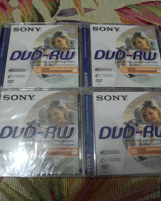 4 mini dvd -rw sony nuovi