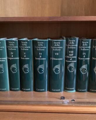 Enciclopedia storia della letteratura  italiana