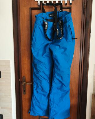 Pantaloni sci uomo blu taglia L