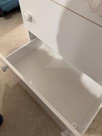 Fasciatoio e lettino cam con orsetto