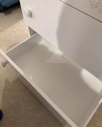 Fasciatoio e lettino cam con orsetto