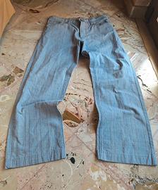 Pantaloni jeans baggy vintage skater tg 46 quadri