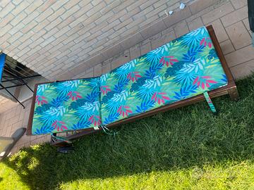 Lettino in legno da Giardino