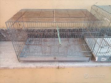 gabbie da 55/60 cm in zincato 