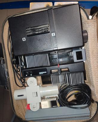 Proiettore vintage Kindermann per diapositive