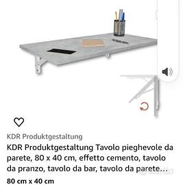 tavolo a muro