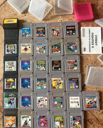 Lotto giochi Nintendo game boy