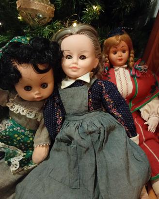 Lotto bambole vintage anni 60 / 70