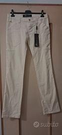 Pantalone bianco panna Sarah Chole tg 42