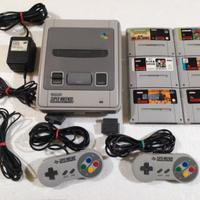 Super Nintendo Snes PAL ITA completa + 6 giochi