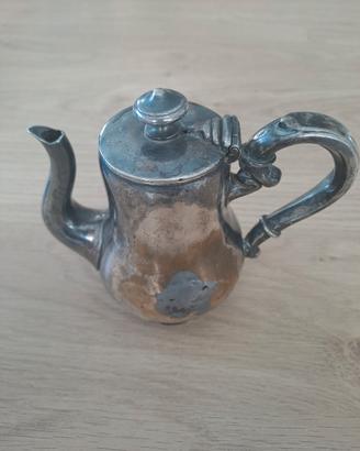 Antica teiera / caffettiera BROGGI MILANO argento