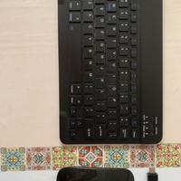 Set Tastiera Bluetooth + Mouse Wireless