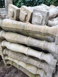 colonne in cemento da terrazzo o giardino 