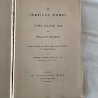 Libro antico The Poetical Works of James Beattie..