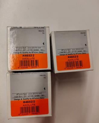 N.3 BTICINO MYHOME N4652/2 COMANDO A 2 MODULI PER