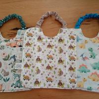 set di 3 bavagli grandi con elastico 