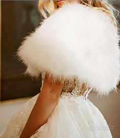 Bolero piume vere - sposa