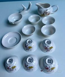 Set degustazione tè cinese Gongfu Cha porcellana