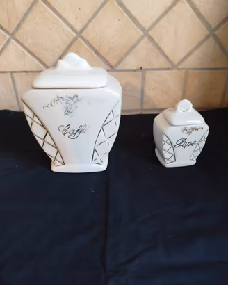Barattoli vintage in ceramica 
