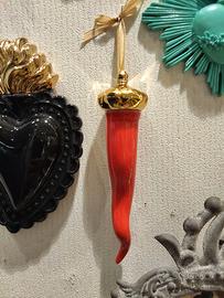 Cornetto portafortuna rosso