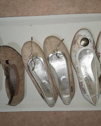 3 paia ballerine nr 37 Alviero Martini