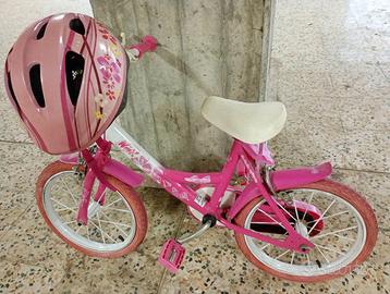 Bici bambina Winx con caschetto