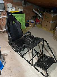 Postazione completa di guida per videogiochi